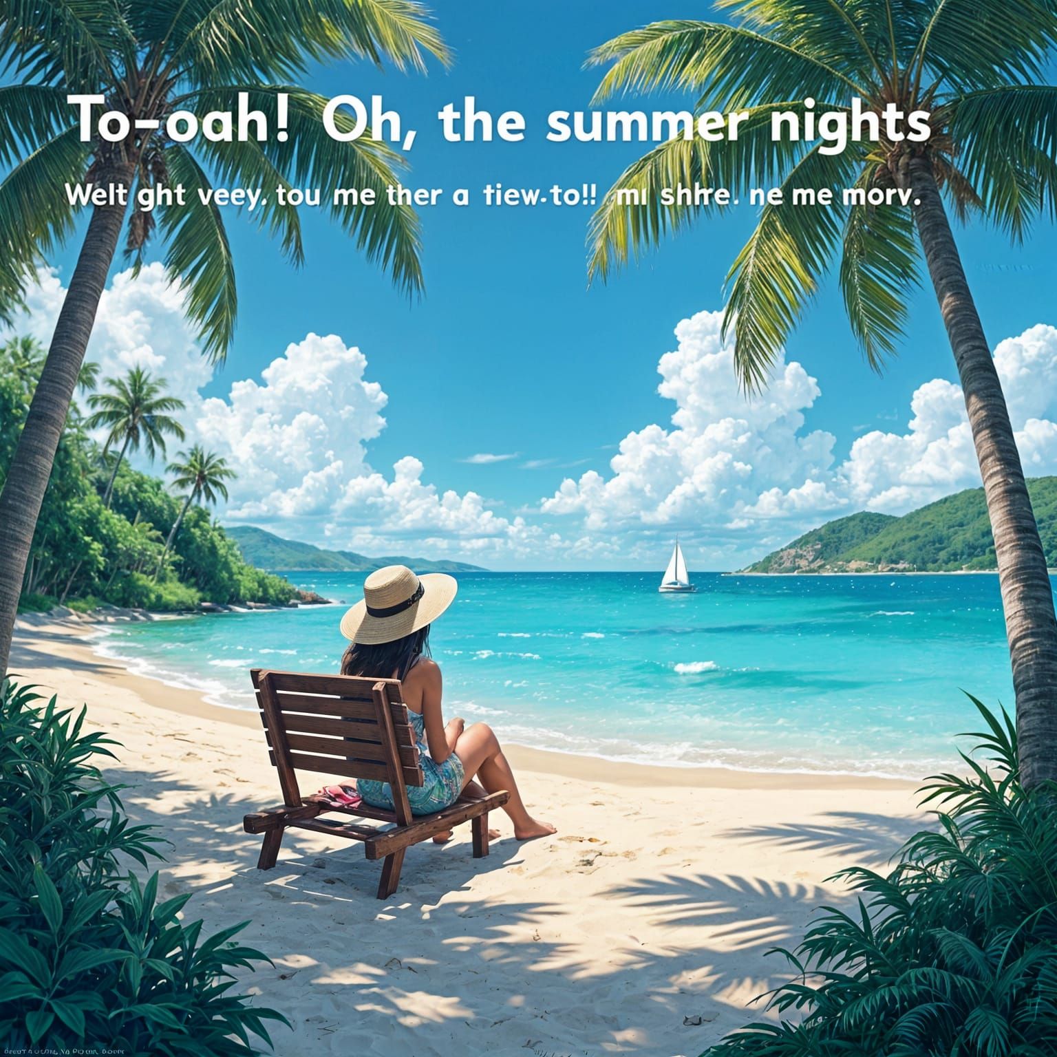 Dreamy Summer Nights Drifting Away