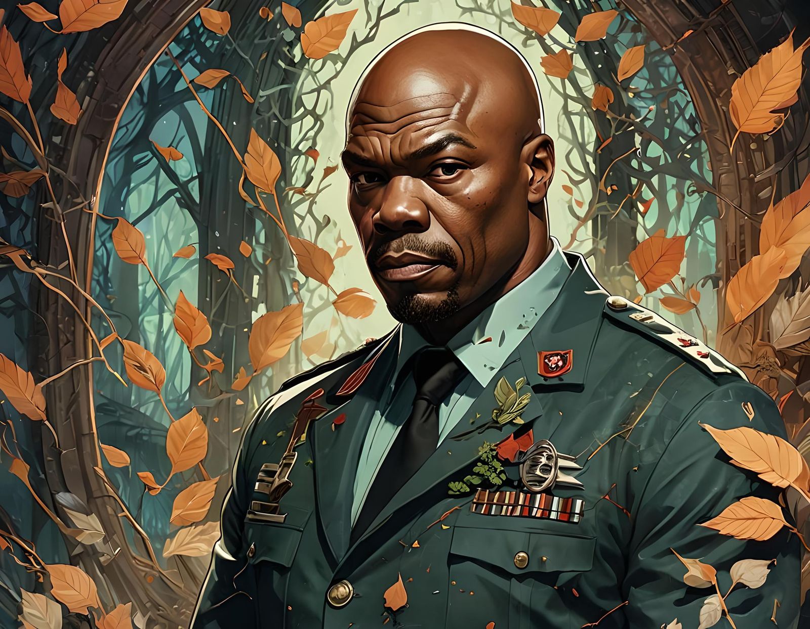 Sergeant James Doakes Digital Painting