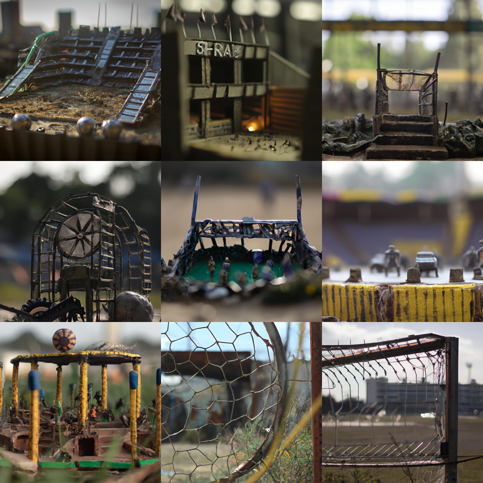 Survival Stadium in a Violent Futuristic World
