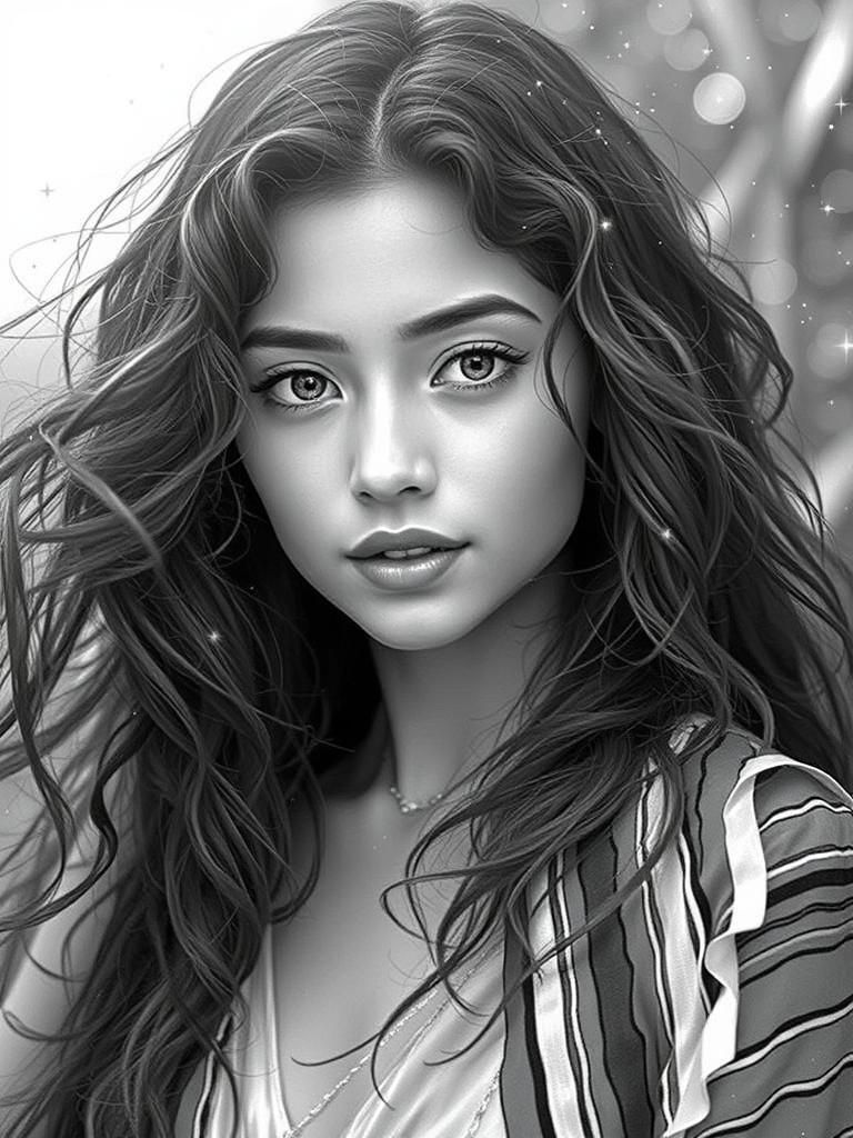 Enchanting Woman Dancing Under the Moonlight