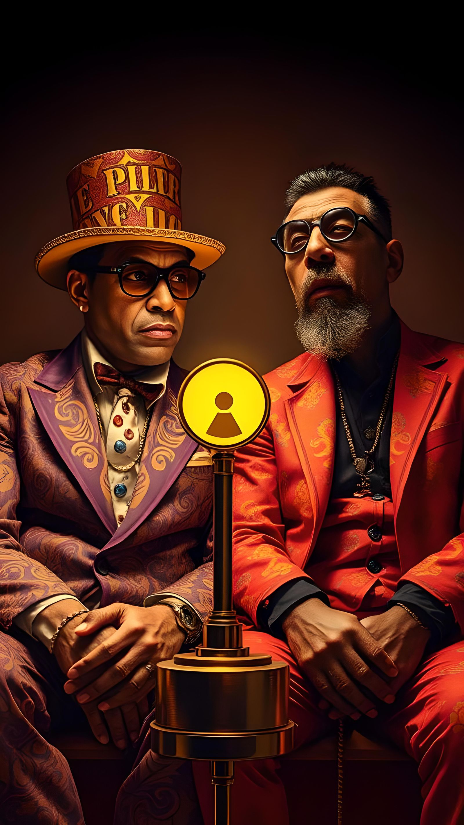 Willie the Pimp and Mr Stinkfoot with the Nuclear Button