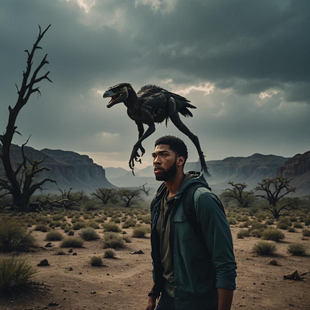 Anthony Davis: Cinematic Film Still in 35mm