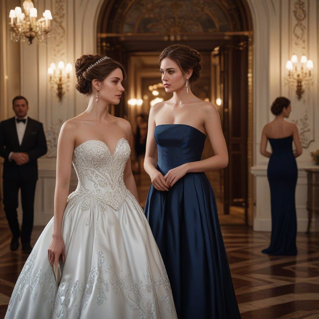 Grand Ballroom Debutantes in Baroque Splendor