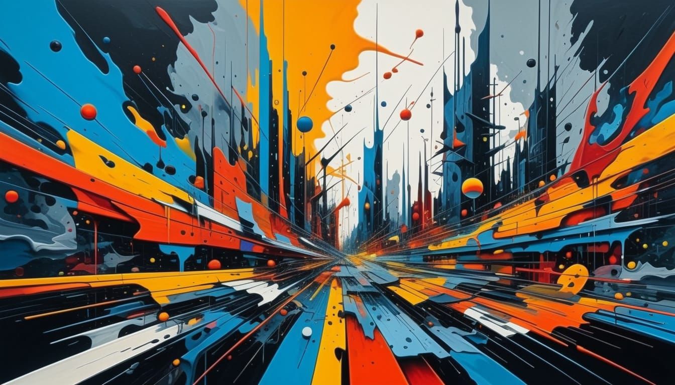 Surreal Melting Clock Towers in Dreamlike Landscape