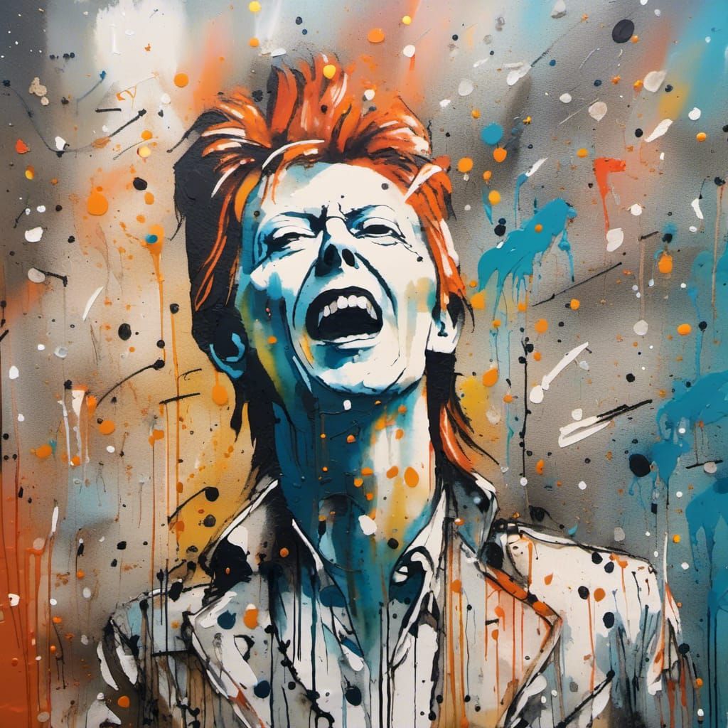 Portrait of David Bowie