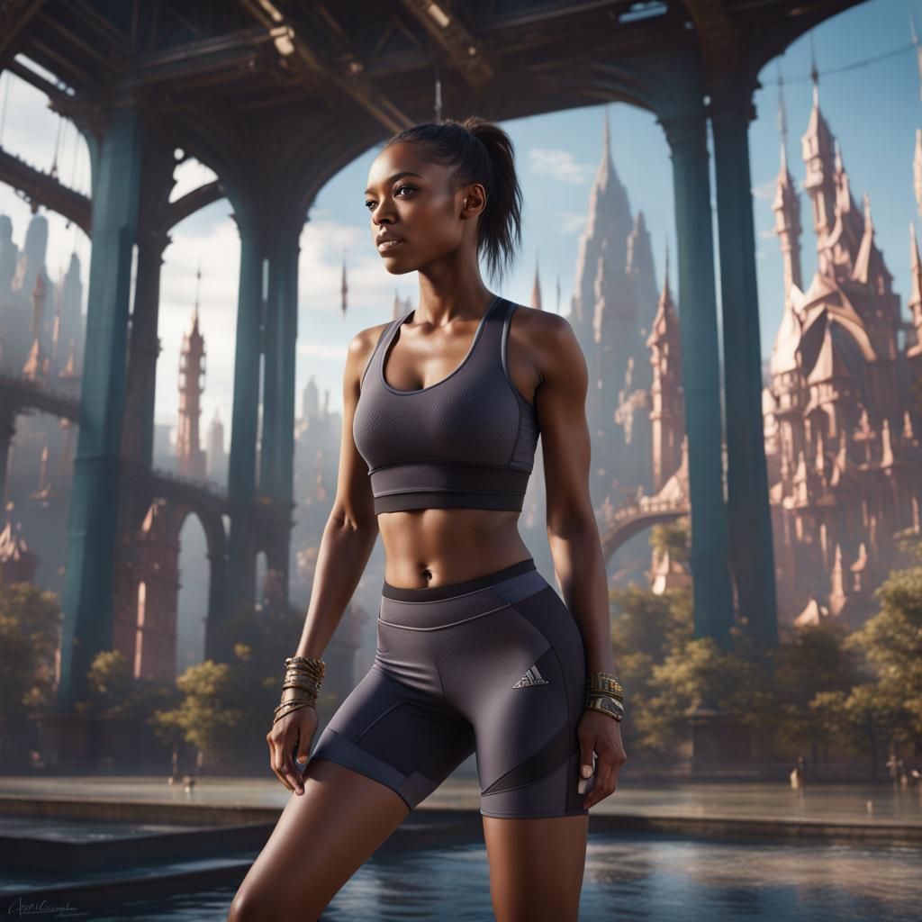 Athleisure Wear Evolution: A Detailed Matte Painting