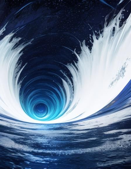 Abstract Liquid Art: Dynamic Fluid Movement