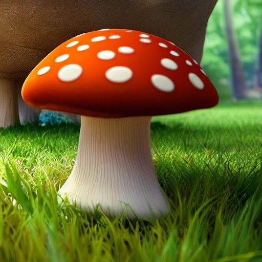 Beautiful Mushroom in 8k Resolution