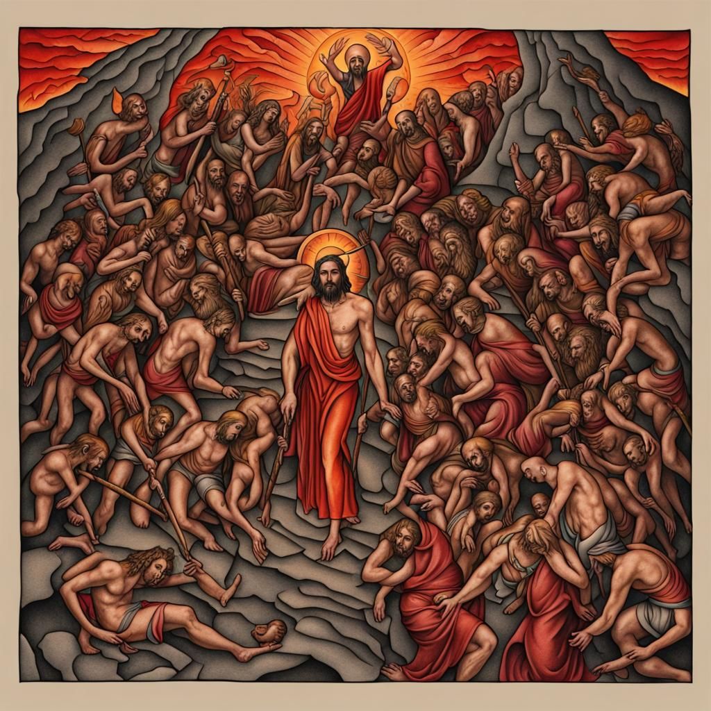 Modern Tattoo Art: Harrowing of Hell