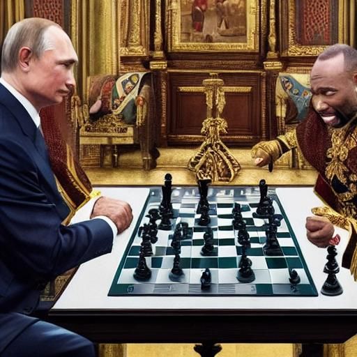 Mr. T Versus Putin: A Chess Showdown