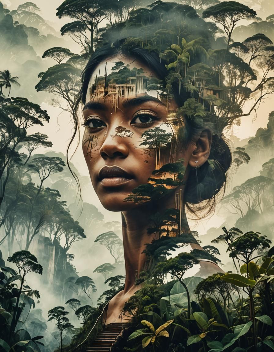 Madagascar Mindscape: A Double Exposure Portrait