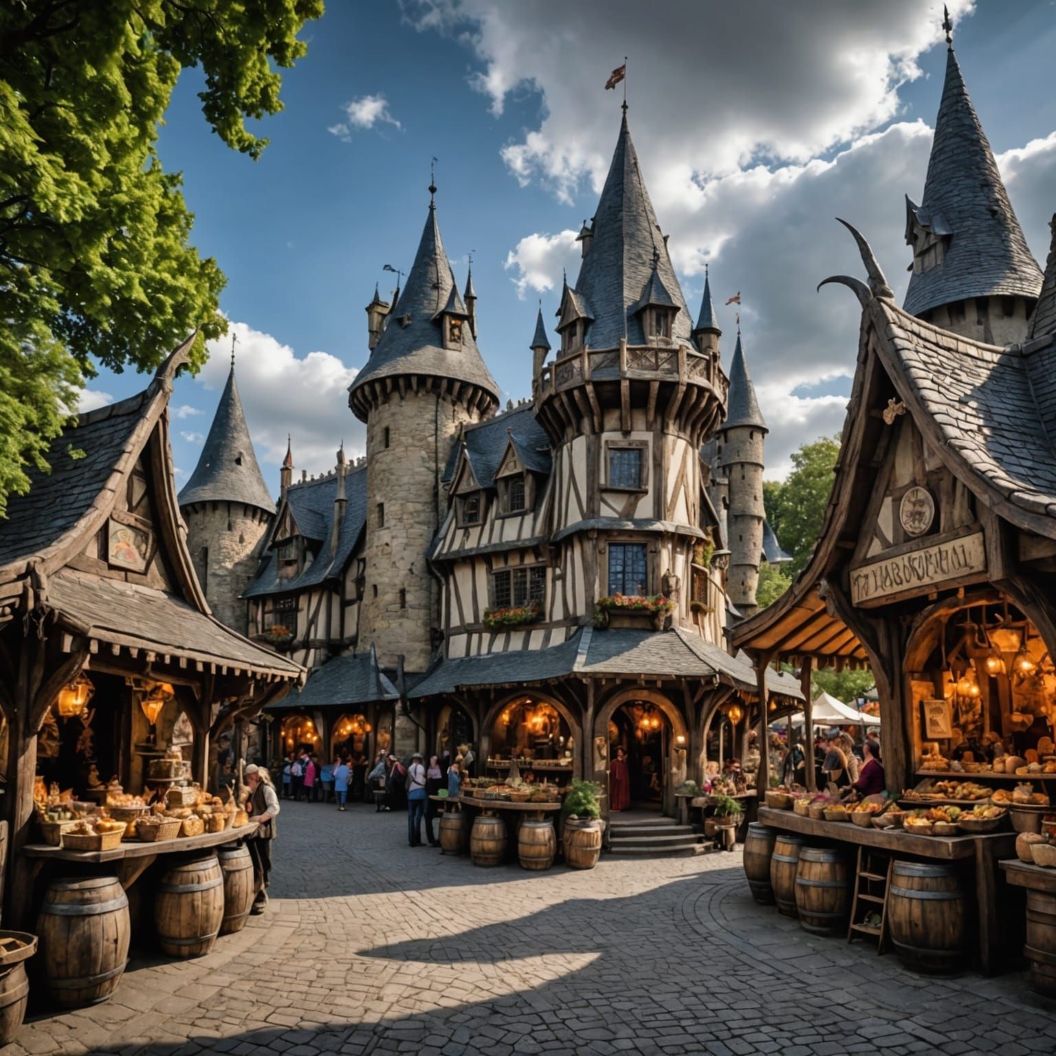 An exciting medieval magical theme park with lots of unique ...