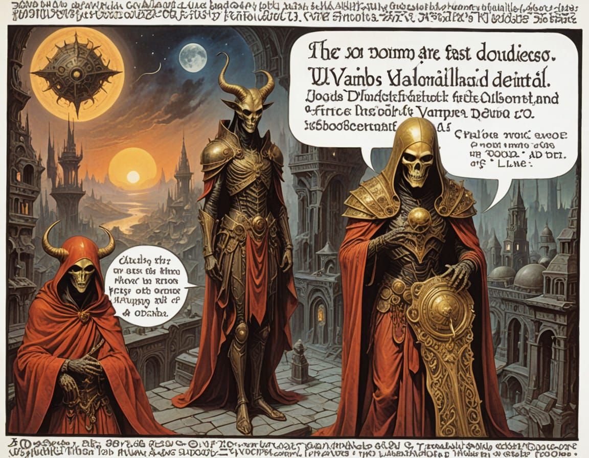 Supersized Sorceress Studies Ancient Tomes in Mystical Study