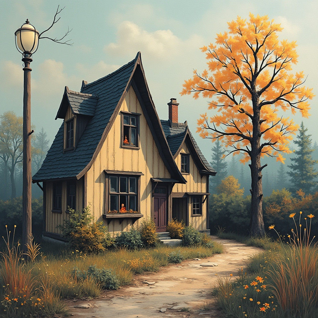 AI Interpretation: Houses Made Apart