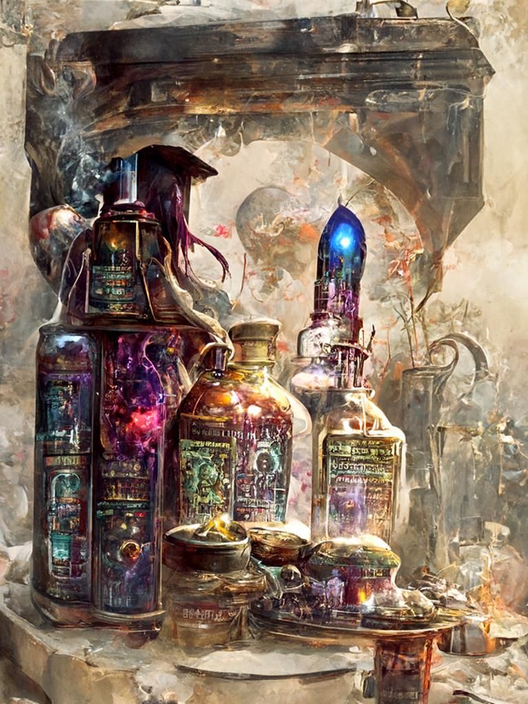 Apothecary Mushroom Potions for Incantations from the Devils, Demons, and Dangerous Creatures of the Pseudomonarchia Dae...