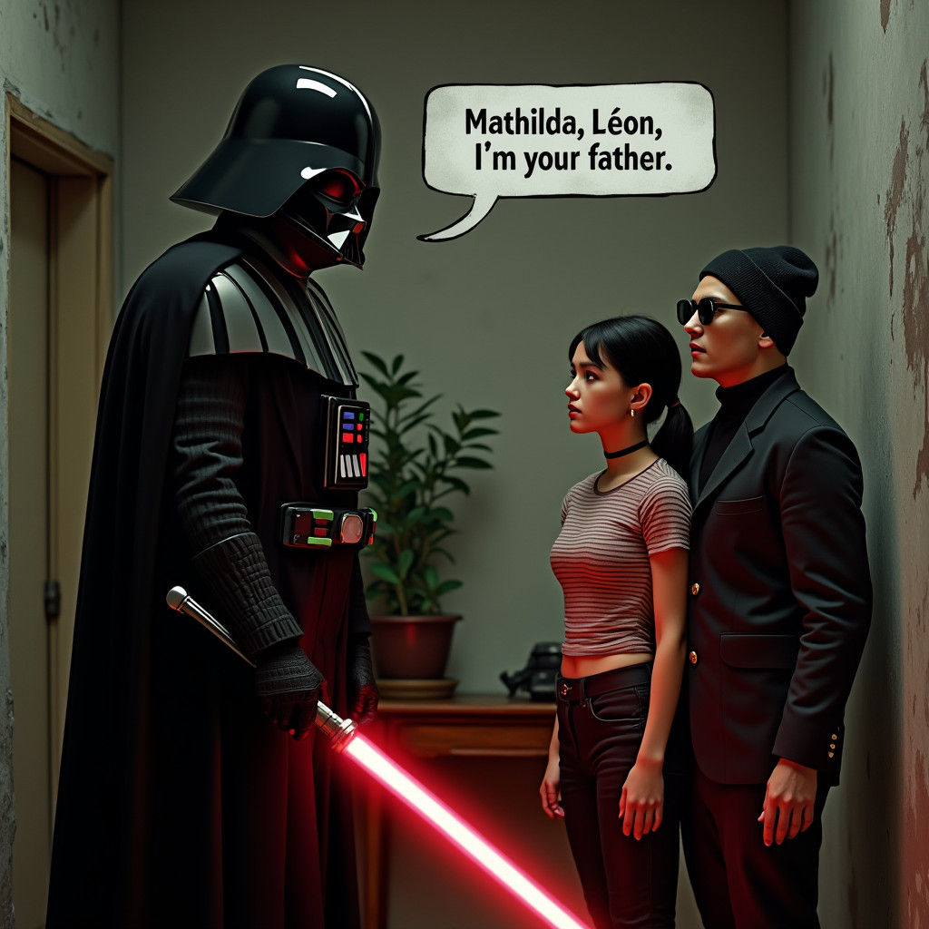 Darth Vader Meets Léon: Cinematic Apartment Scene