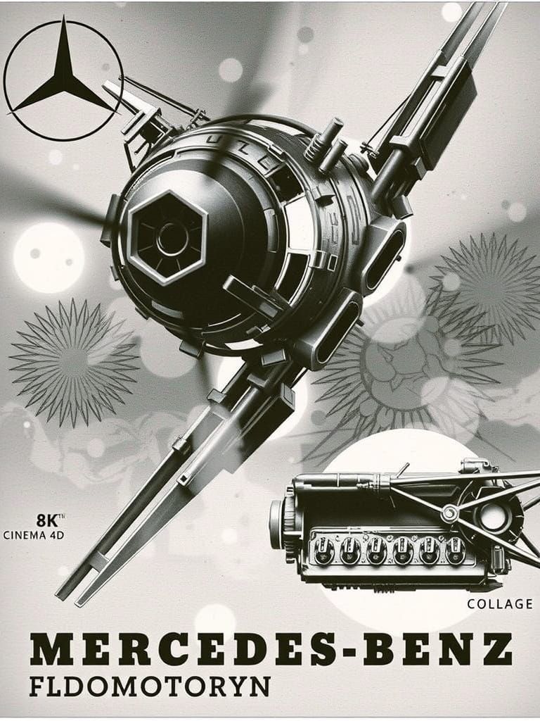 Surreal Futuristic Mech Landscape in Polished Metal