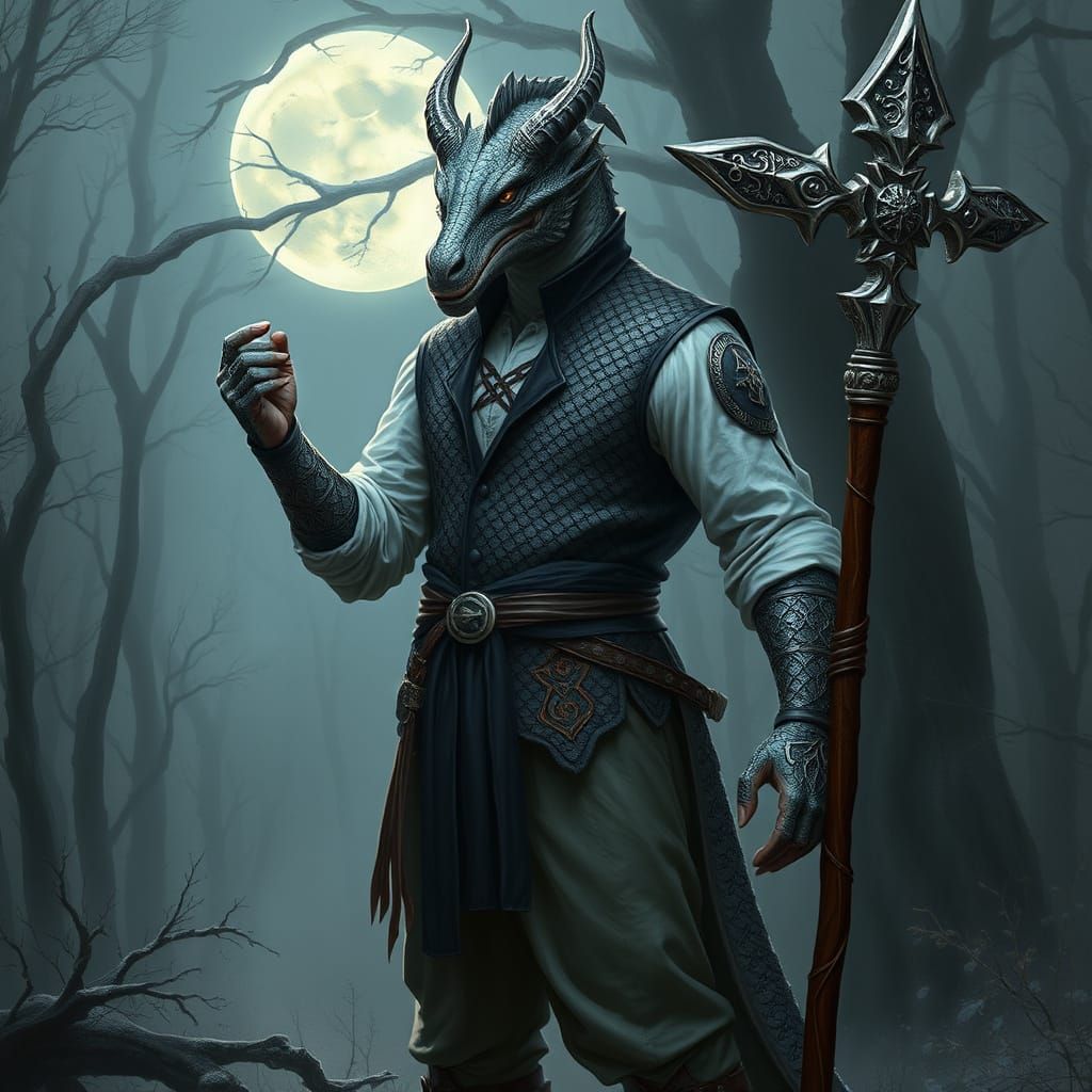 Ancient Wisdom, Fierce Power: A Dragonborn in Mysterious Gre...