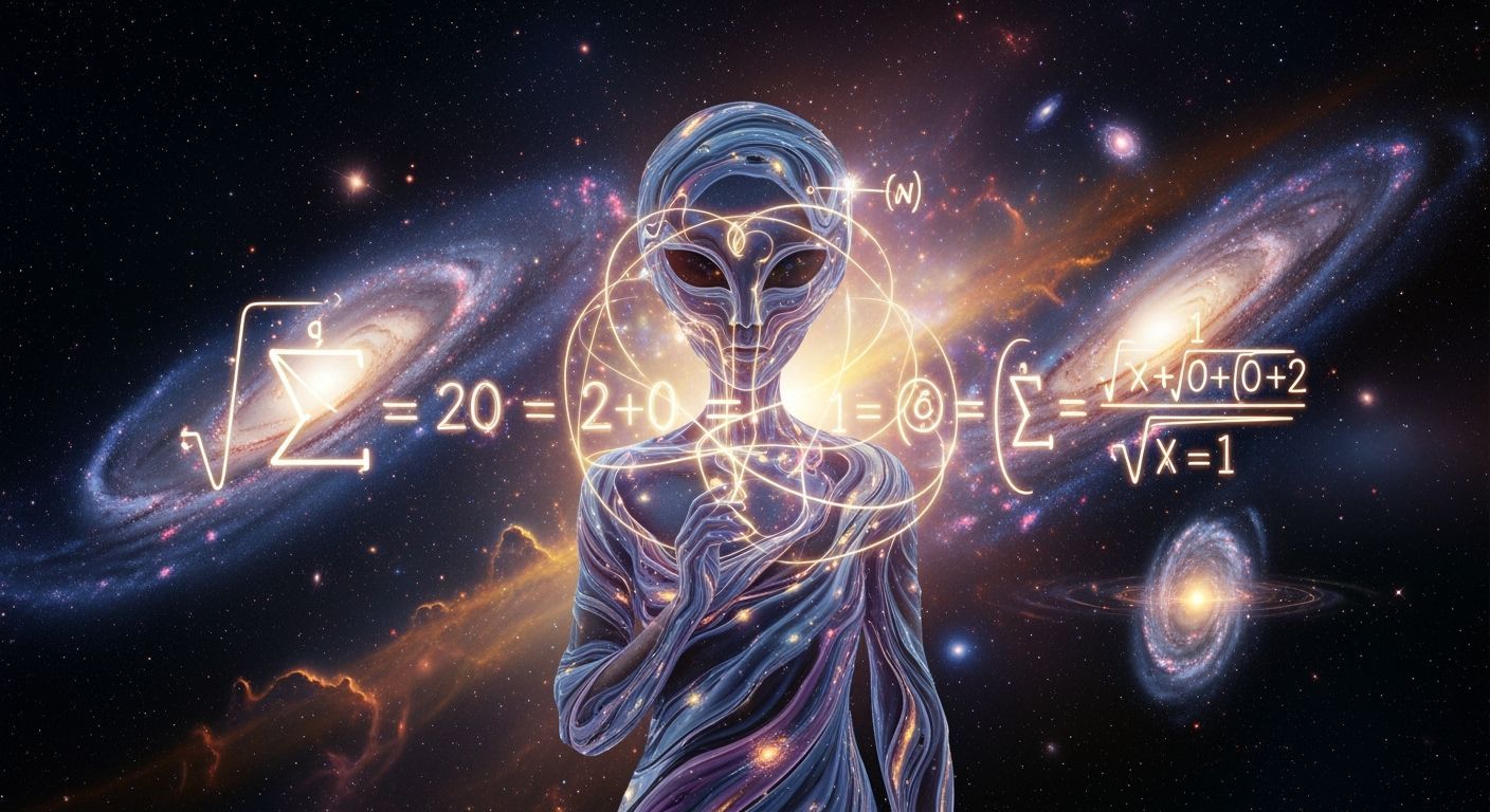 AI Interpretation of Aliens Speaking Physics