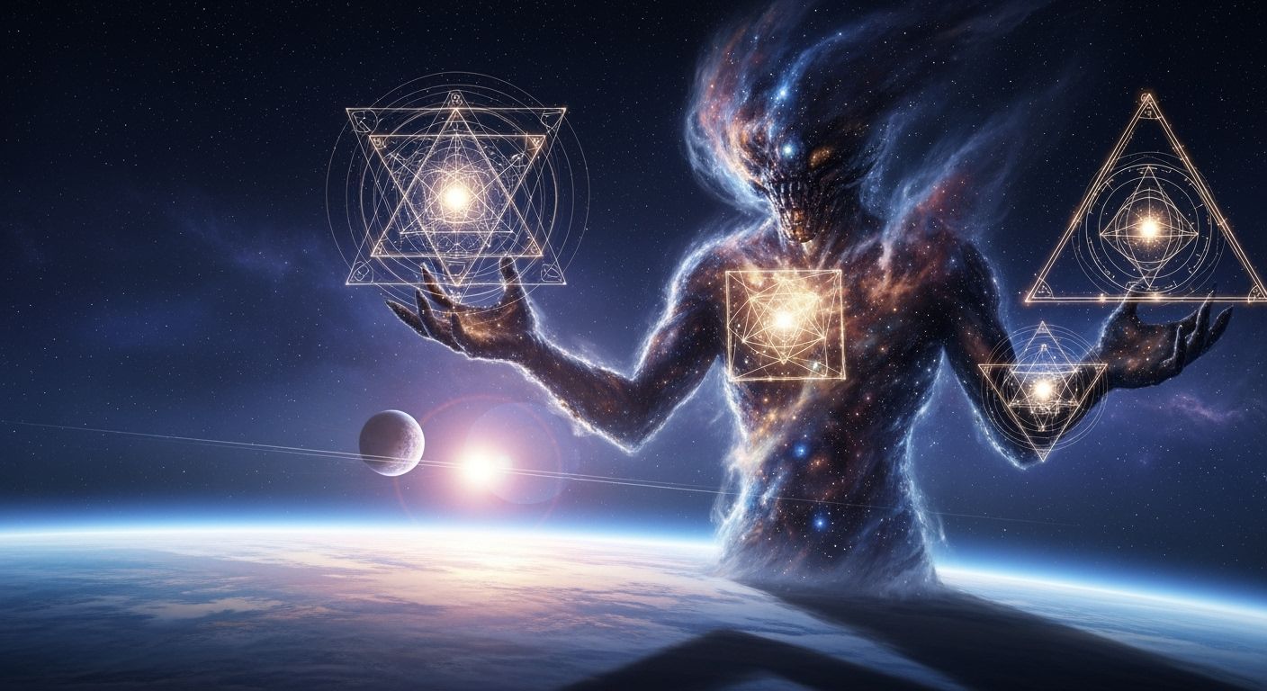 AI Imagines Aliens Discussing Physics Concepts