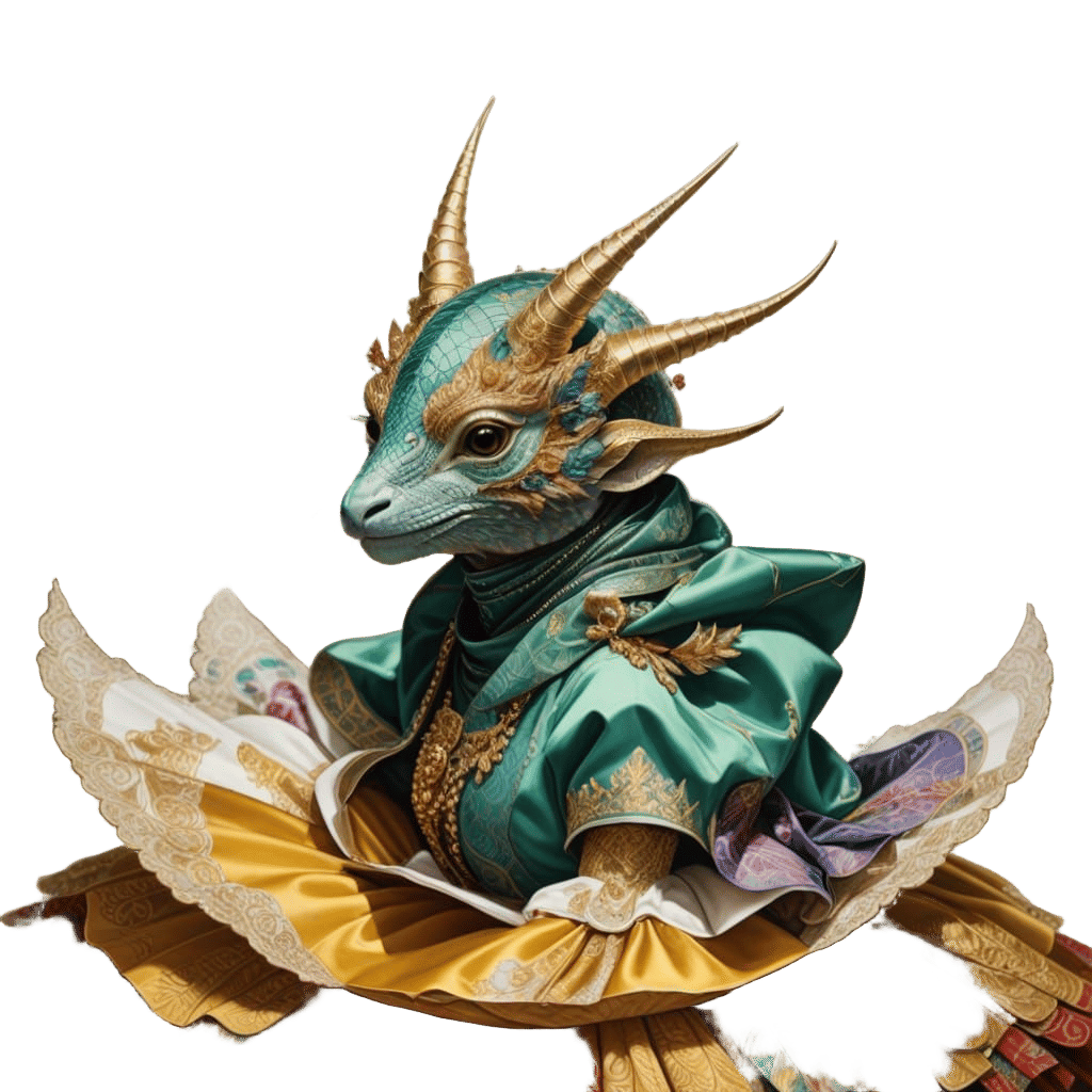 Stunning Portrait of a Woman in Luxurious Attire