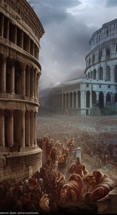 The Fall of Rome: Epic Digital Matte Painting
