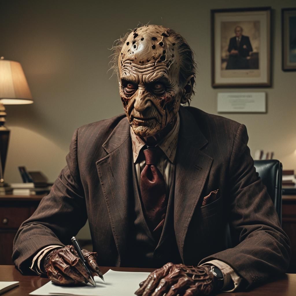 Freddy Krueger as Psychiatrist: Hyper-Realistic Cinematic Po...