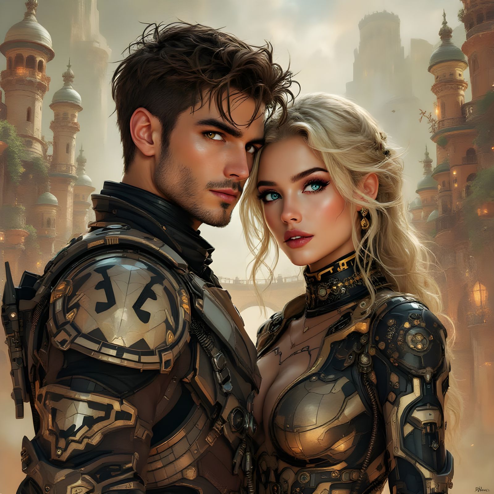 Space Warriors' Treasure Quest in Rococo Bohemian Style