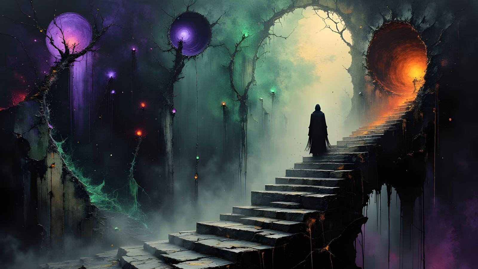 Occult Heretic Descends Fractal Tree of Light