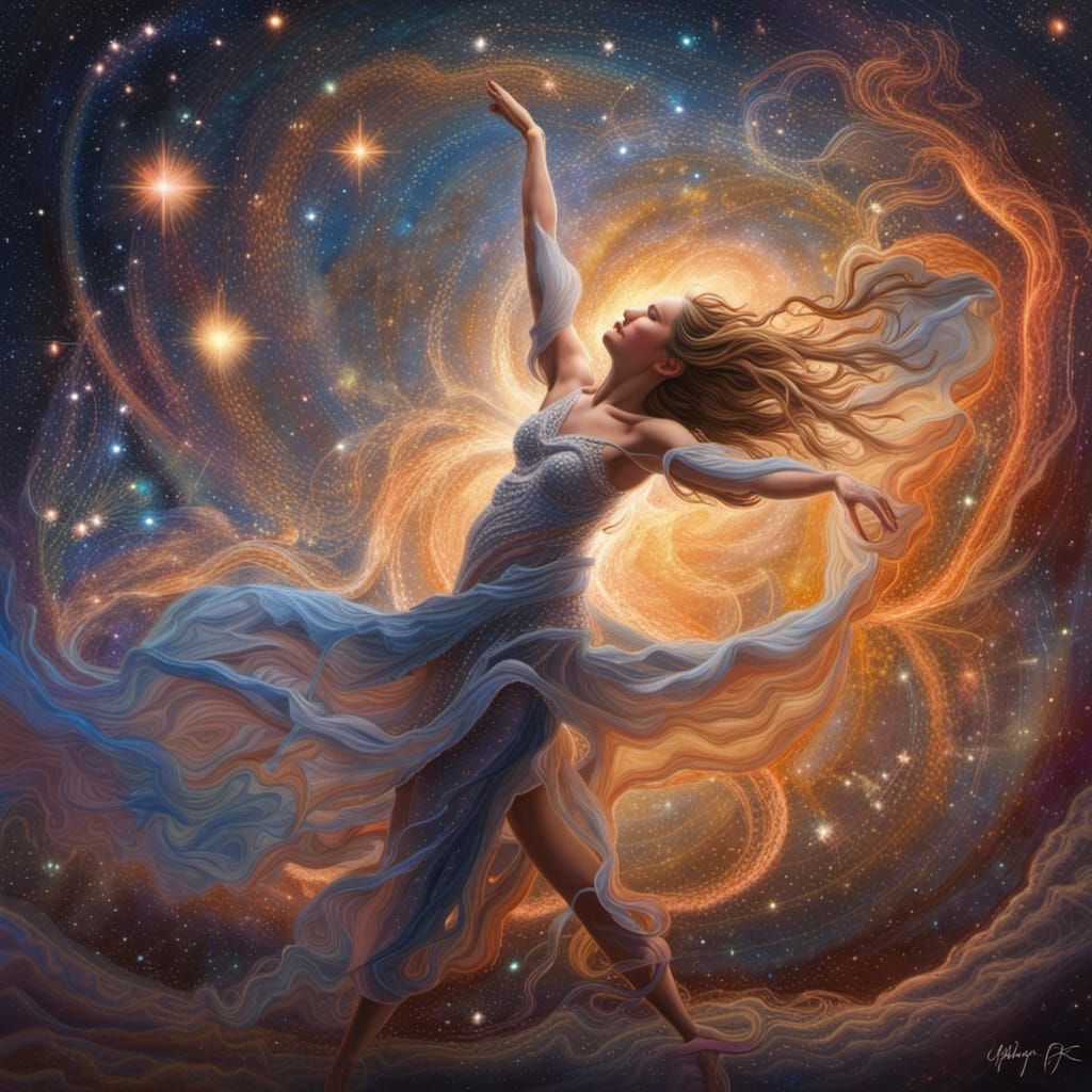 Celestial Beings Dance Among the Stars in HDR