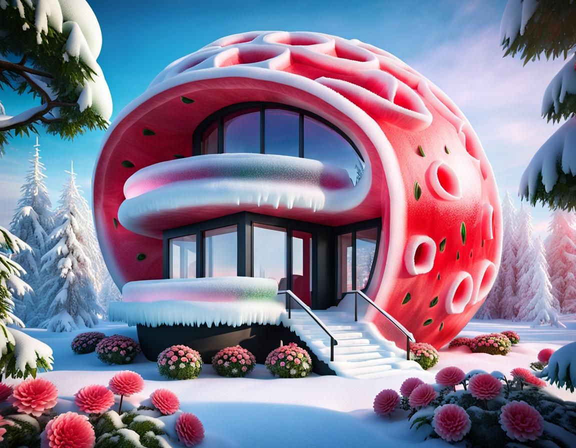 Ice sculptured watermelon home (Juggernaut XL v5)
