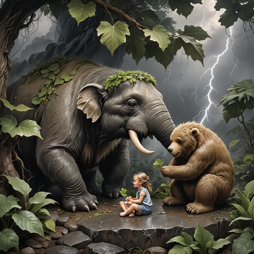 Illustrate a high-detailed airbrush painting depicting a sce...