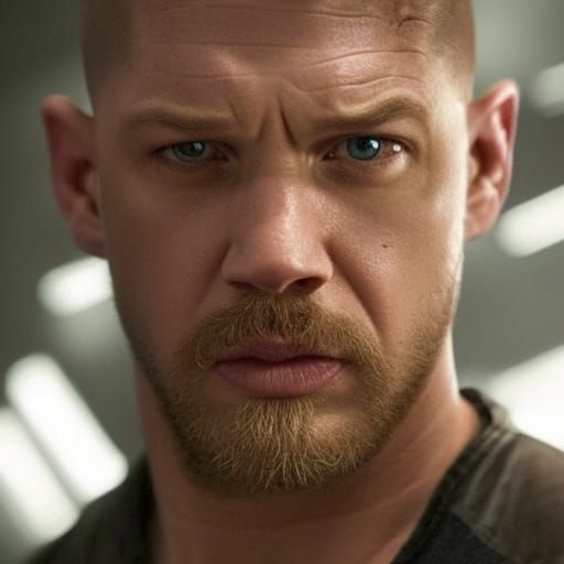 Tom Hardy as The Punisher: Detailed Portrait