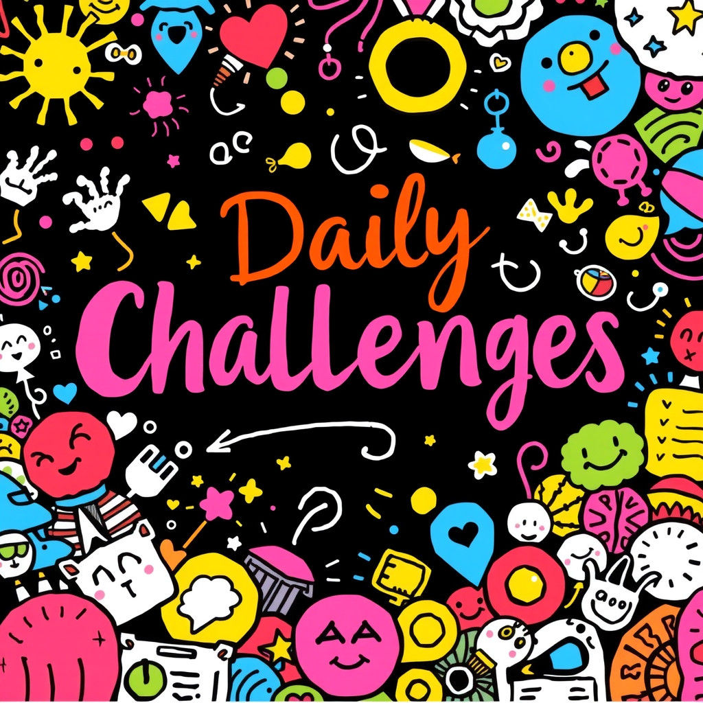 Playful Doodles Meet Bold Typography in Street Art Style