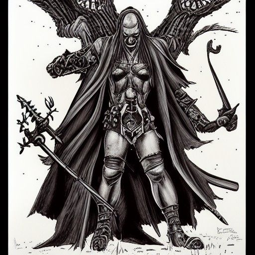 Gothic Art Portrait of Russ Agdern Thunderbone