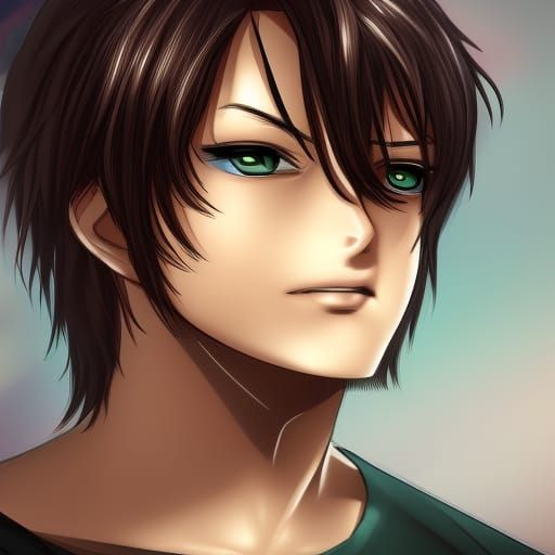 Handsome Anime Male in High Resolution