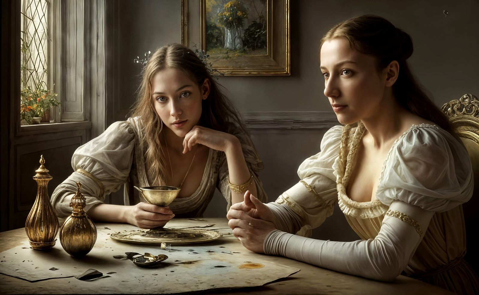 Dreamy Surreal Portrait in Hyper Realism