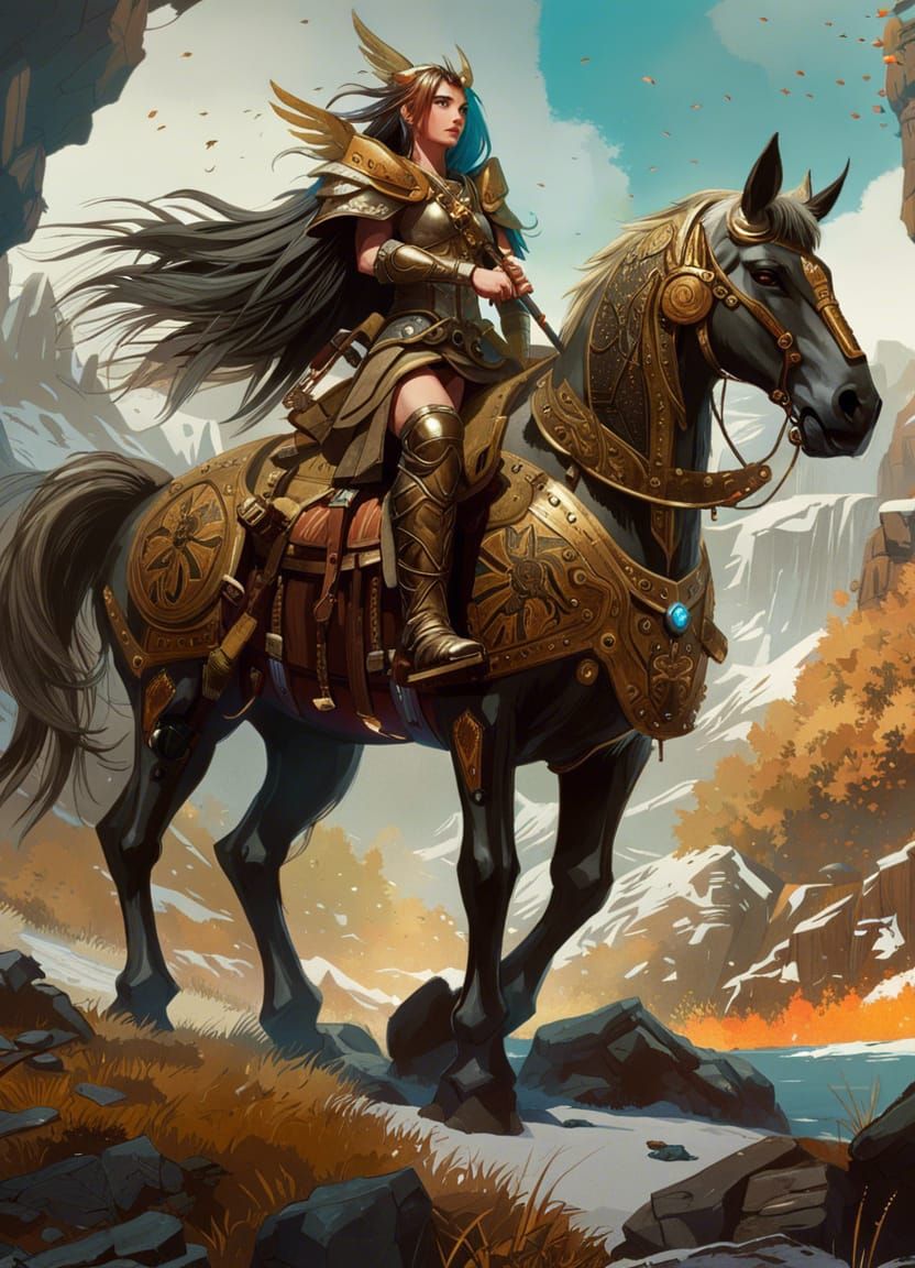 Mythical Centaur Archer in Warhammer Setting