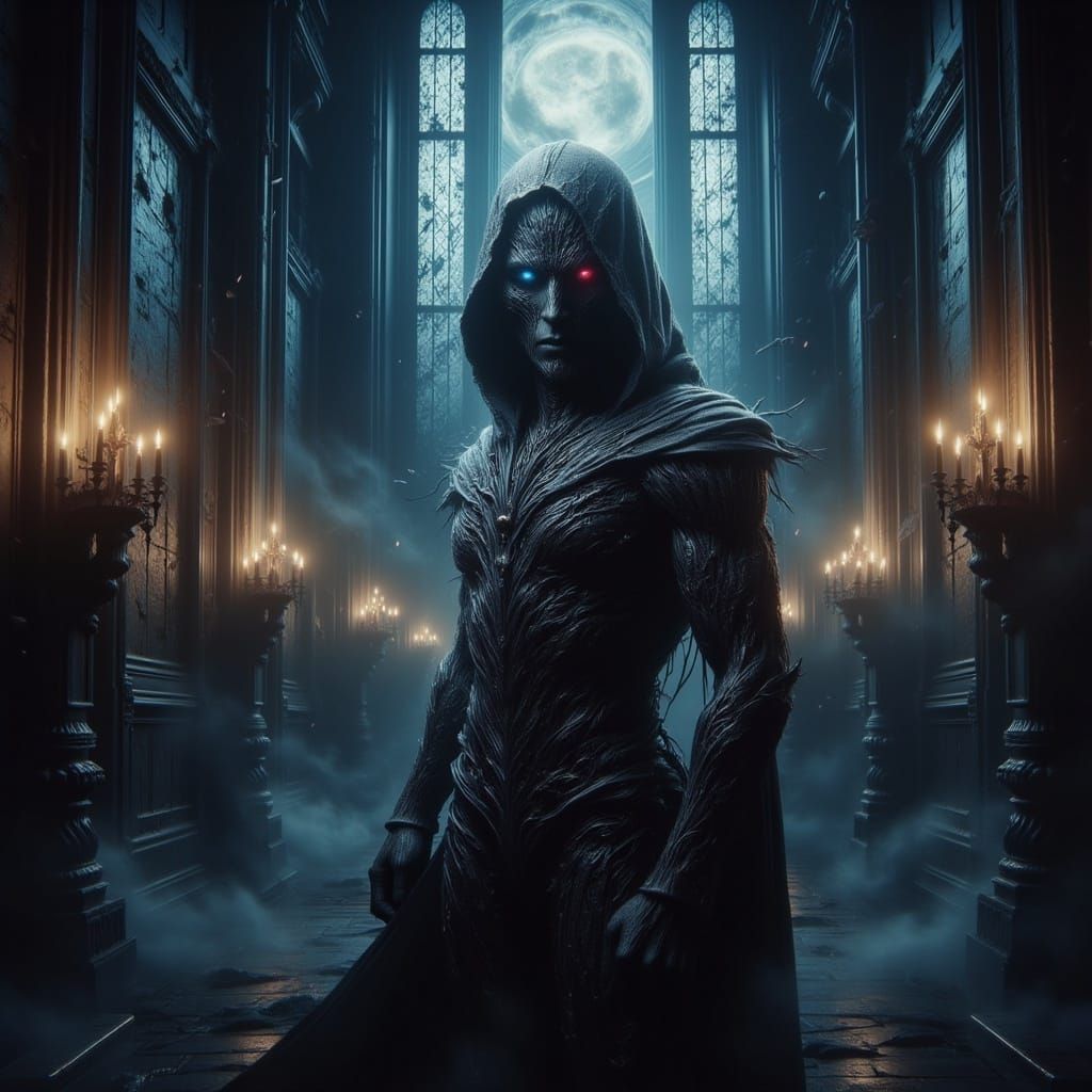 Ethereal Masquerade in Dark, Gothic Style