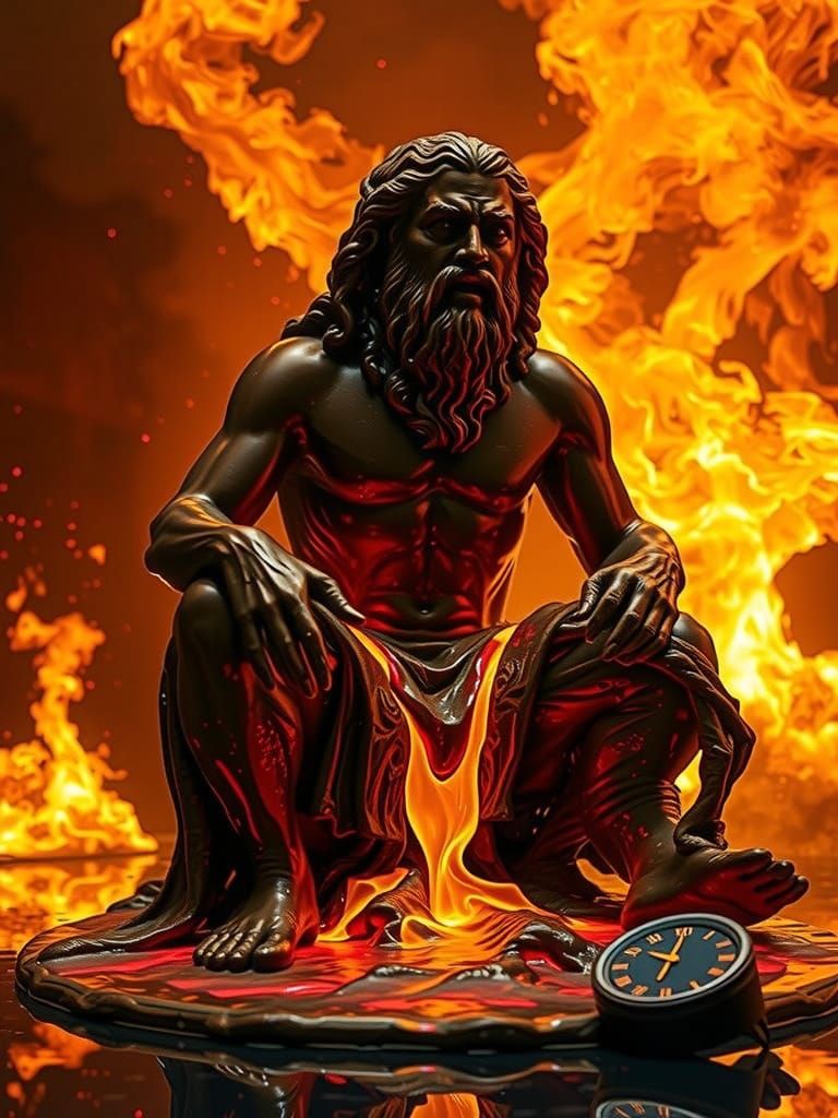 Laocoon Statue Melts in Museum Fire