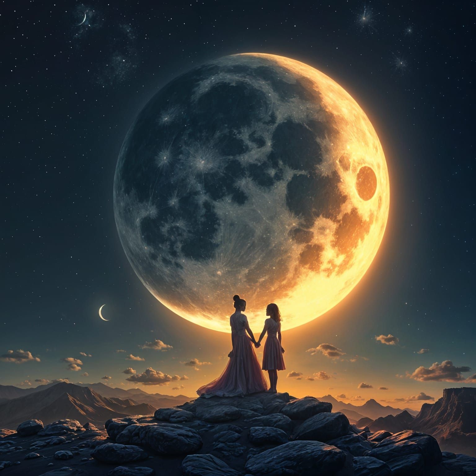 Love Reaches to the Moon