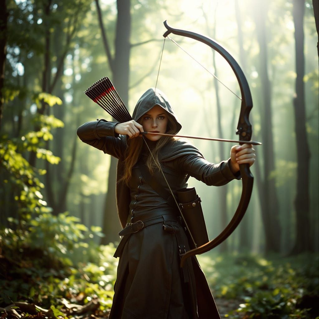 Claudia Schiffer as Epic Fantasy Ranger