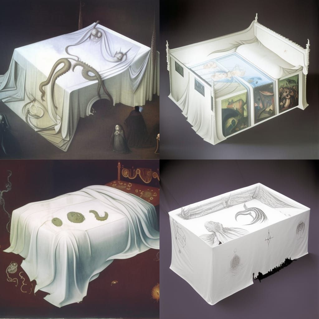 Cthulhu's Wedding Bed in Bosch-Inspired Palace