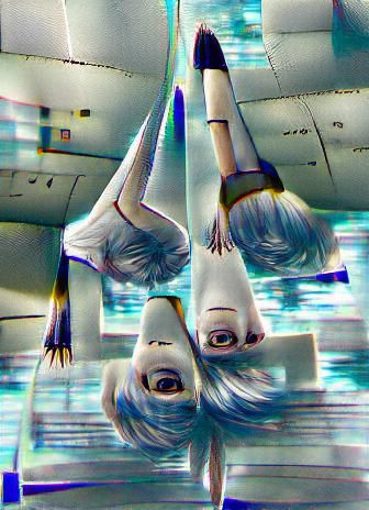 Simple Inverted Color Palette Abstract Design