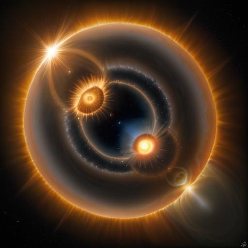 Cosmic Sun Blasting Sunlight onto Earth