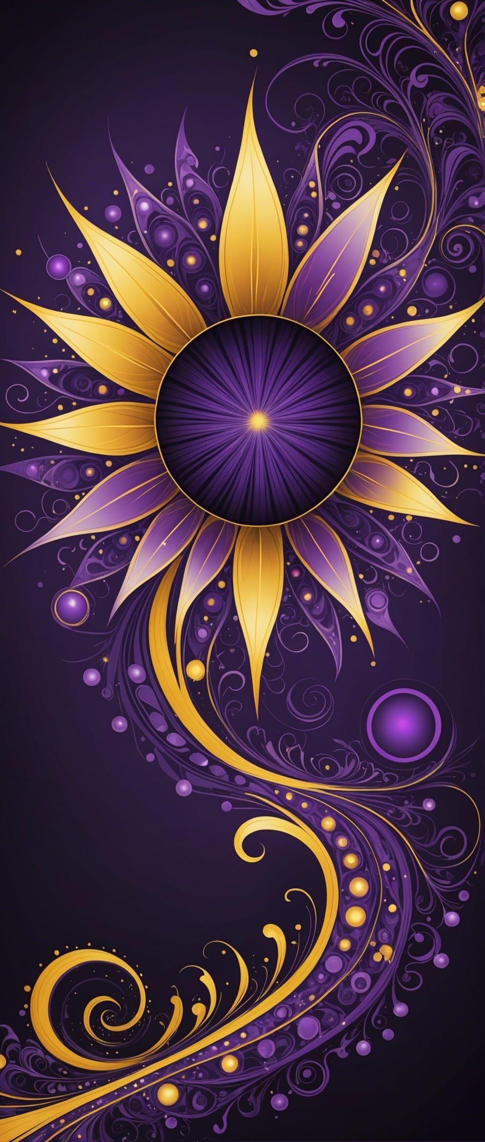 Purple Starseed Fairy Fountain in Spacecore Style