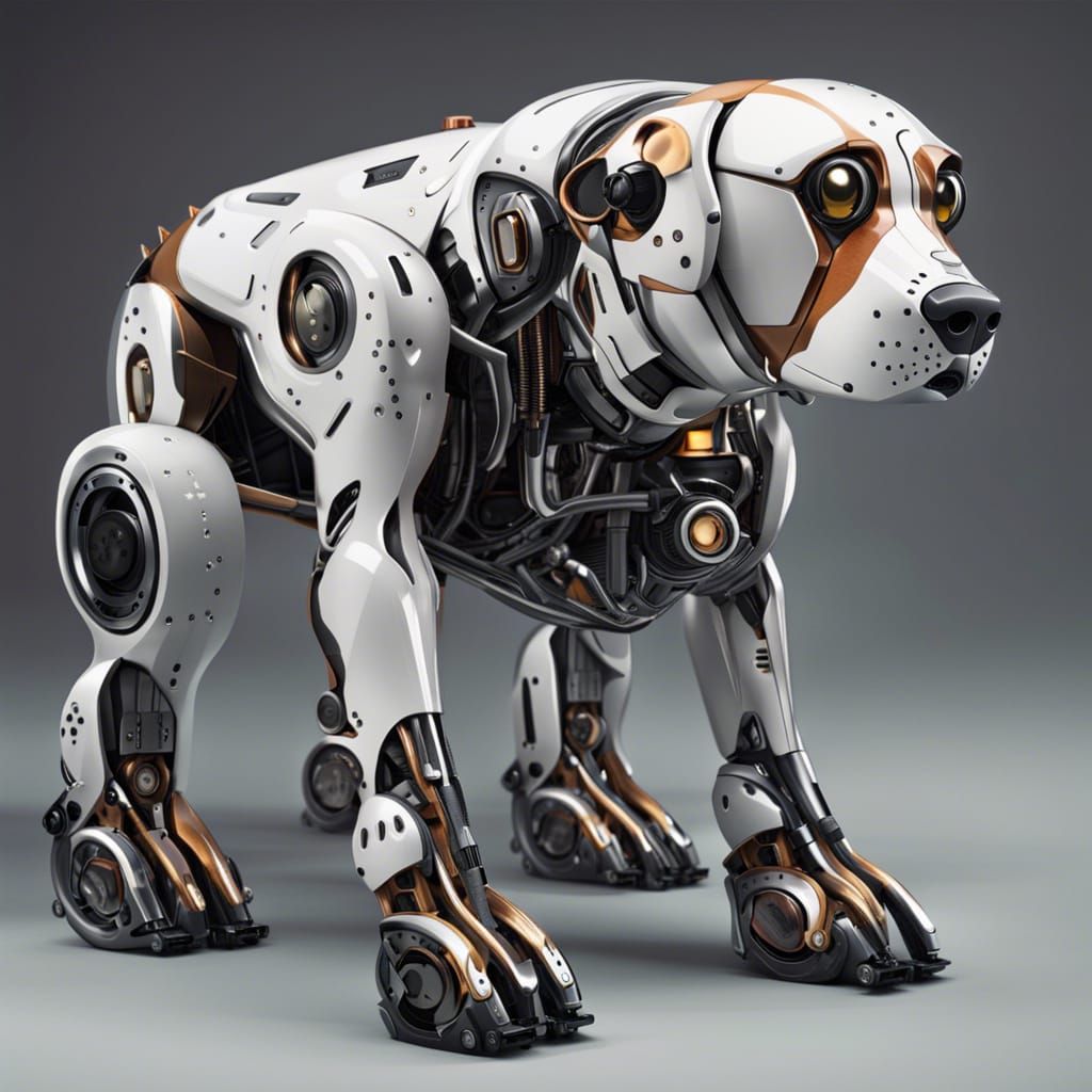 Futuristic Robot Dog