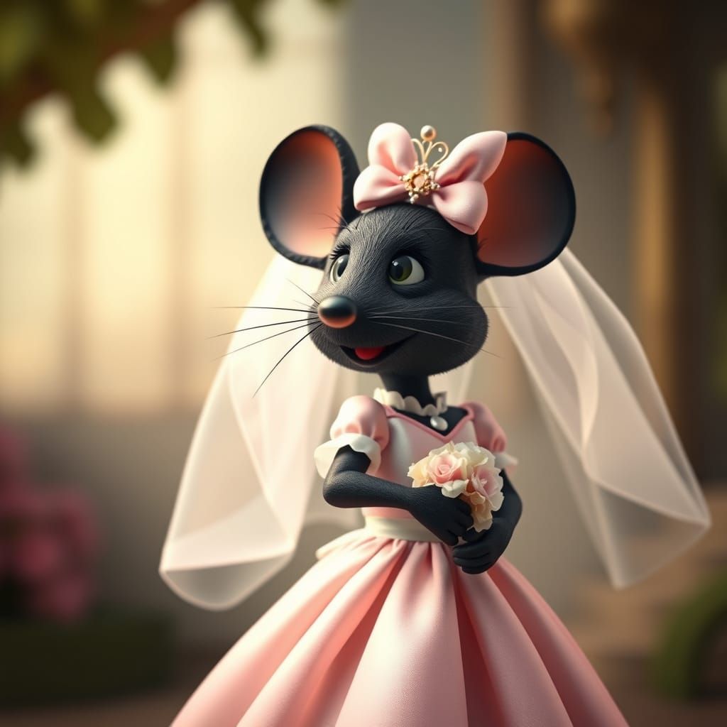 Minnie Mouse Inspired Wedding in Live-Action Disney Style