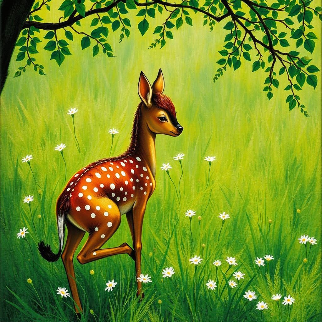 Enchanted Girl Embodies Hope in a Vibrant Summer Scene