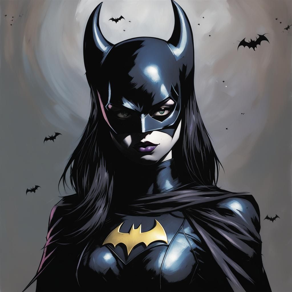 goth batgirl